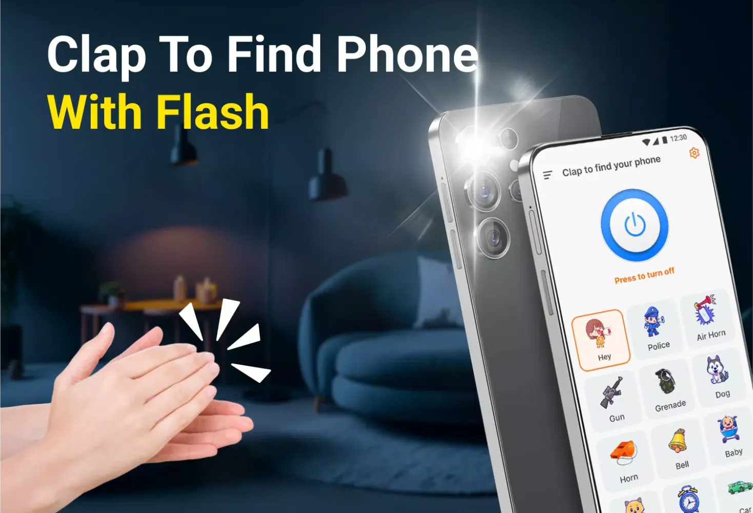ภาพหน้าจอของ Find Your Phone by Clapping