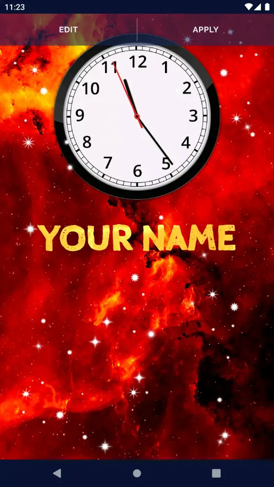 Zrzuty ekranu Classic Clock Wallpaper