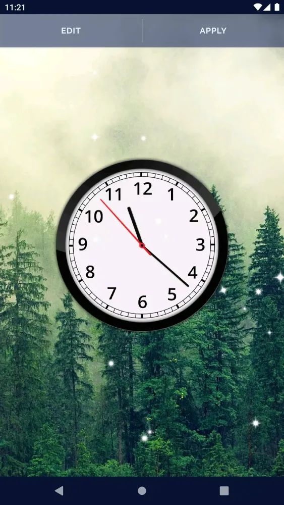 Zrzuty ekranu Classic Clock Wallpaper
