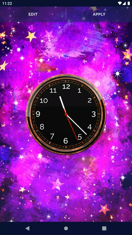 Zrzuty ekranu Classic Clock Wallpaper