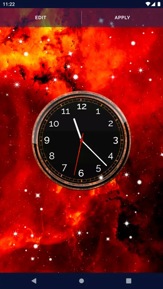 Zrzuty ekranu Classic Clock Wallpaper