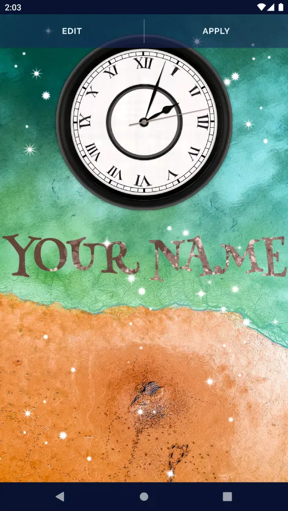 Analog Clock Live Wallpaper سکرین شاٹس