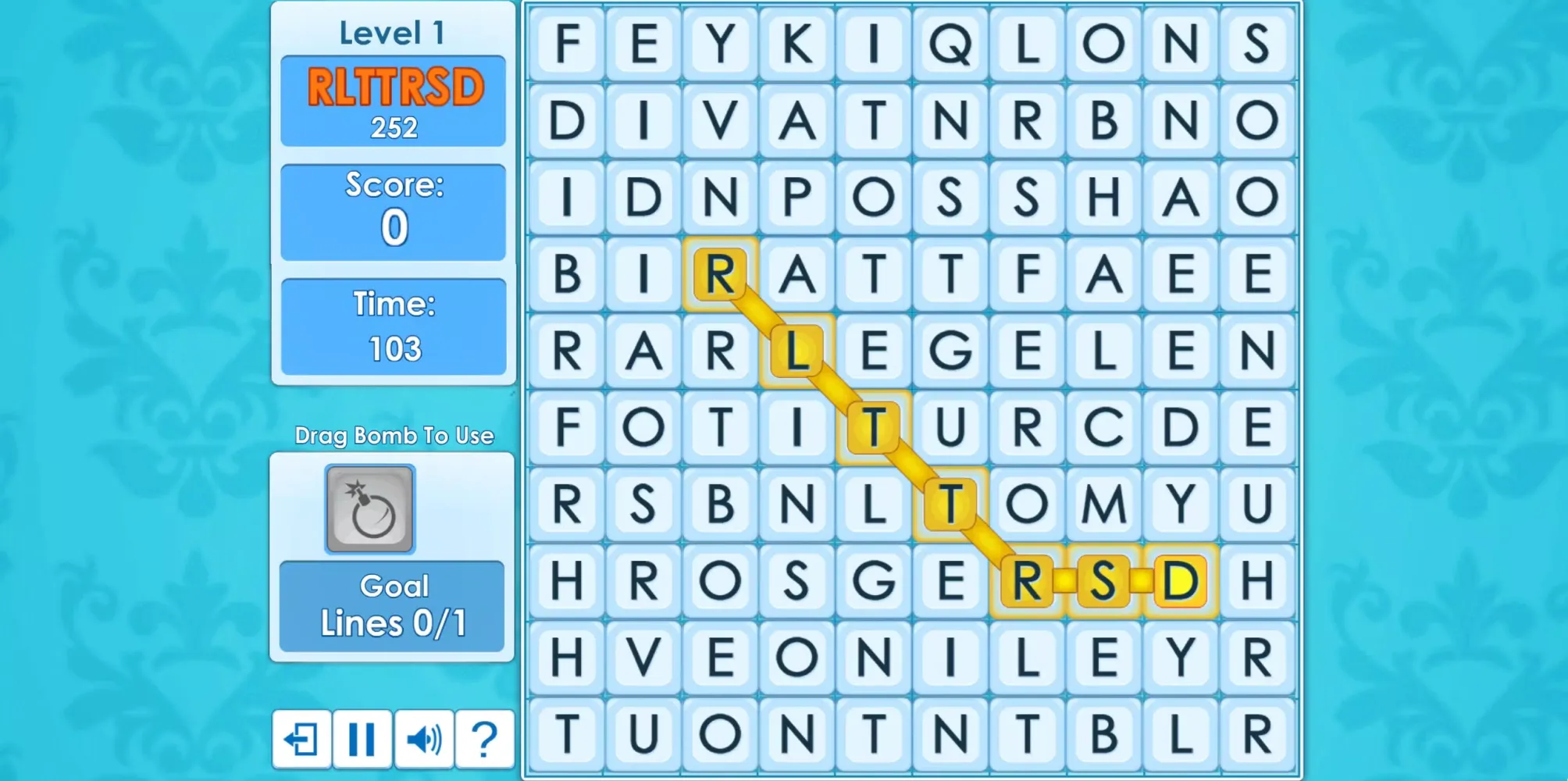 Captures d'écran de Classic Word Wipe