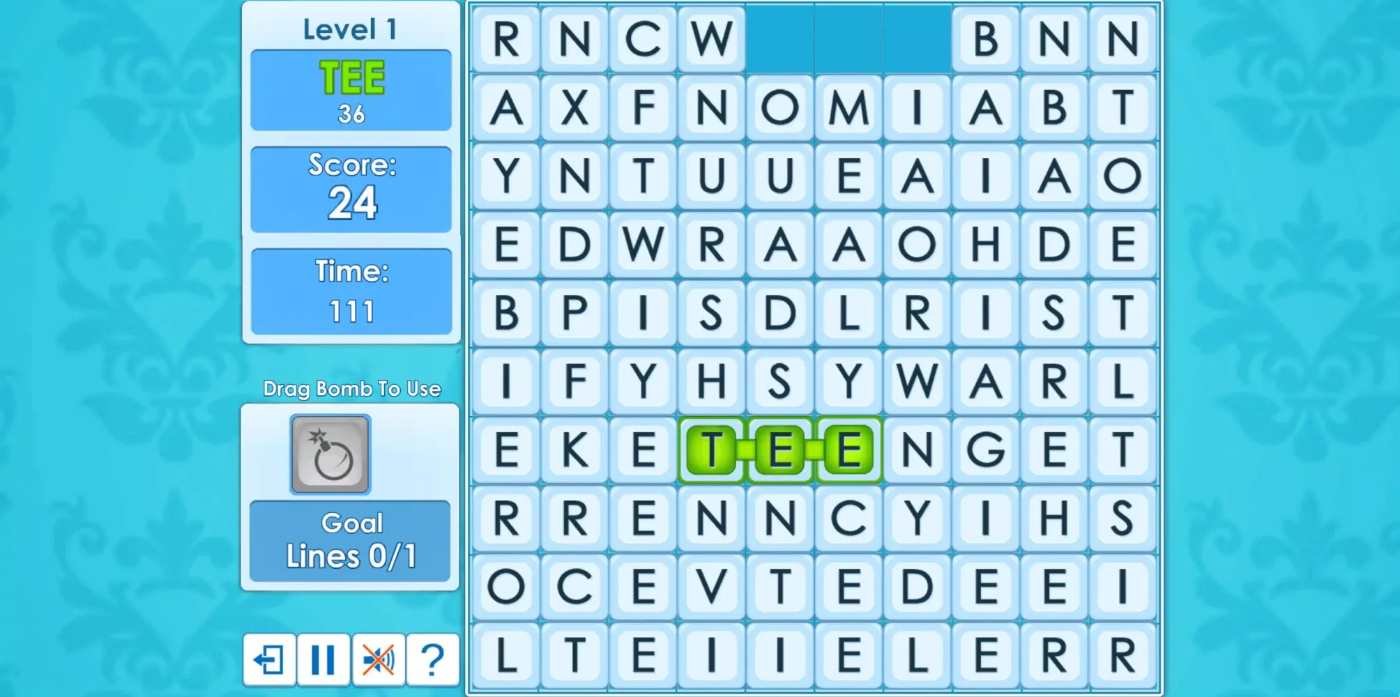 Captures d'écran de Classic Word Wipe