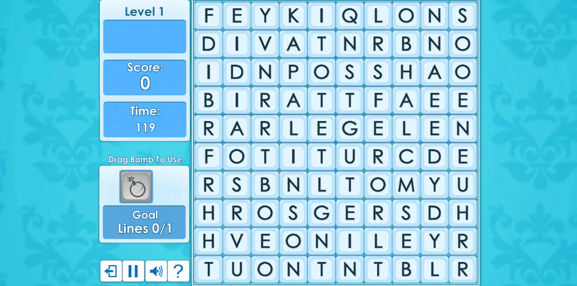 Captures d'écran de Classic Word Wipe