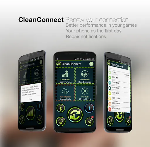 CleanConnect Master Connection Screenshots