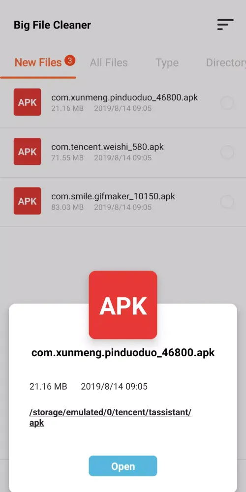 BigFile Cleaner Screenshots