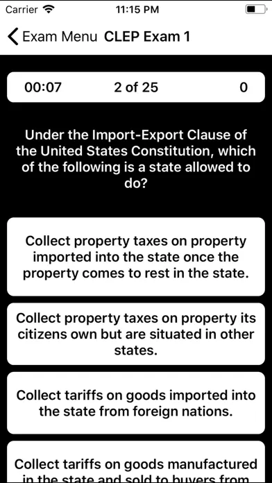 CLEP Business Law Prep Screenshots