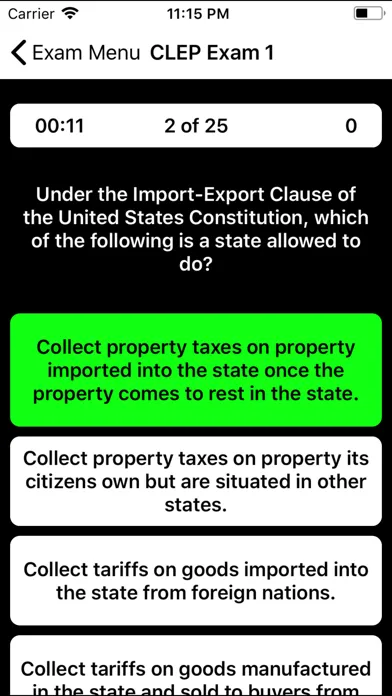 CLEP Business Law Prep Screenshots