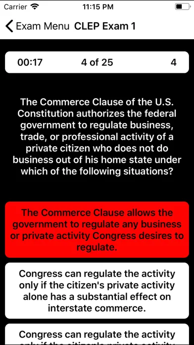 CLEP Business Law Prep Screenshots