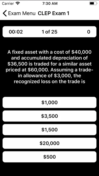 CLEP Financial Accounting Prep Screenshots