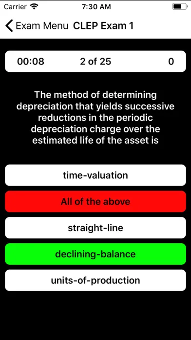 CLEP Financial Accounting Prep Screenshots