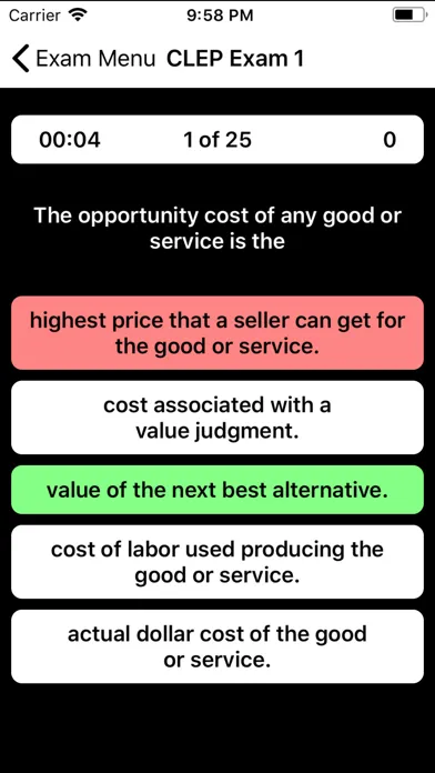 CLEP Macroeconomics Prep Screenshots
