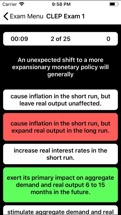 CLEP Macroeconomics Prep Screenshots