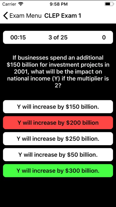 CLEP Macroeconomics Prep Screenshots