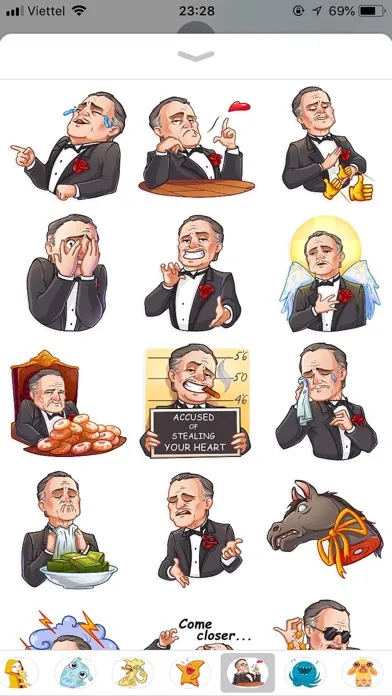 Captures d'écran de Business Style Funny Stickers