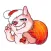 Christmas Dog Sticker 2019