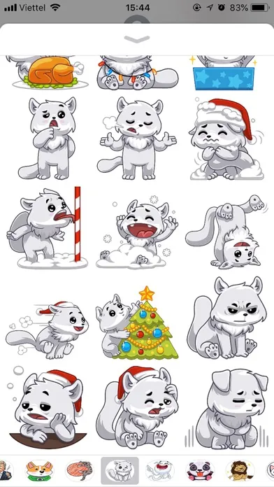 Capturas de pantalla de Cute Dog Emoji Funny Stickers