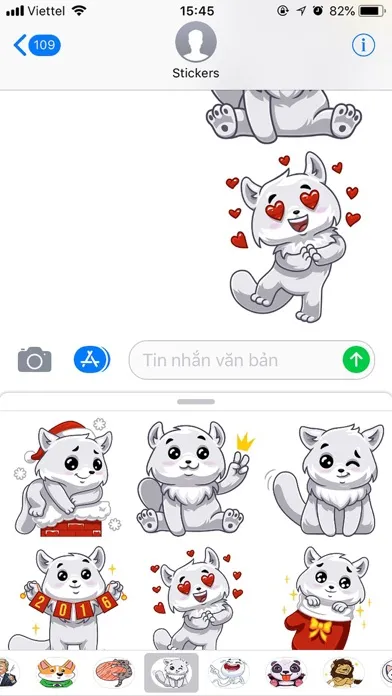 Capturas de pantalla de Cute Dog Emoji Funny Stickers