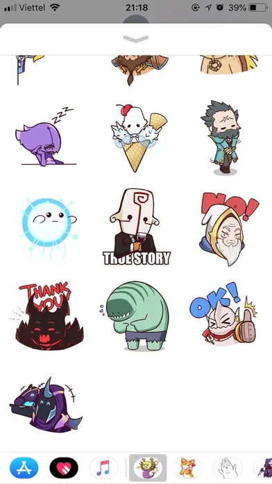 Скриншоты Dota Pun Emoji Funny Stickers