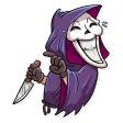 Halloween Death Funny Stickers Halloween Death Funny Stickers