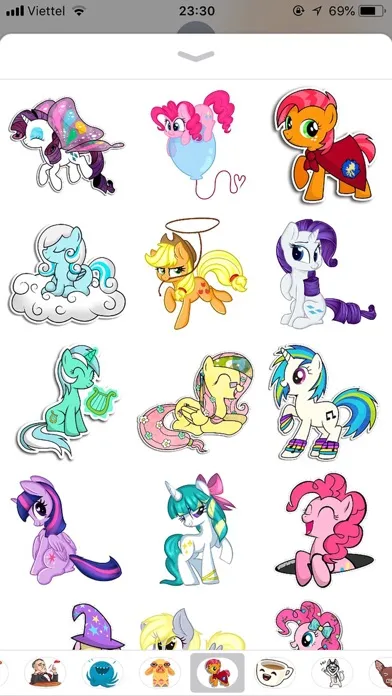 Pony Cute Funny Stickers Screenshots