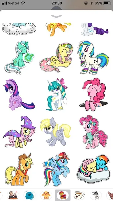 Pony Cute Funny Stickers Screenshots
