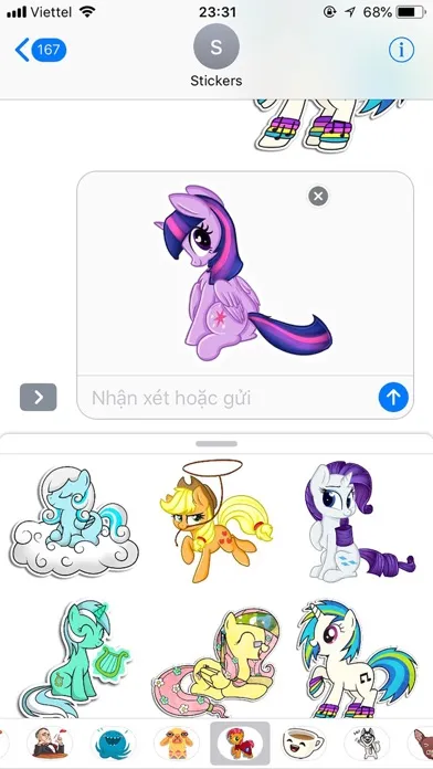 Pony Cute Funny Stickers Screenshots