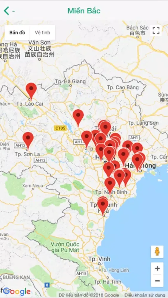 Tangkapan layar Thông tin tuyển sinh