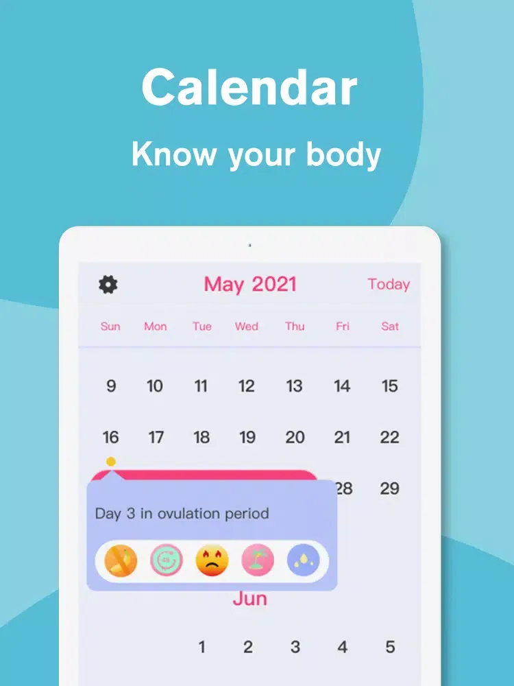 Capturas de tela do Period Tracker ~ Cycle Tracker iPad 