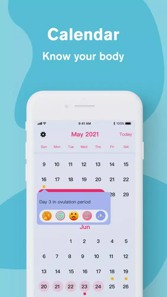 Capturas de tela do Period Tracker ~ Cycle Tracker