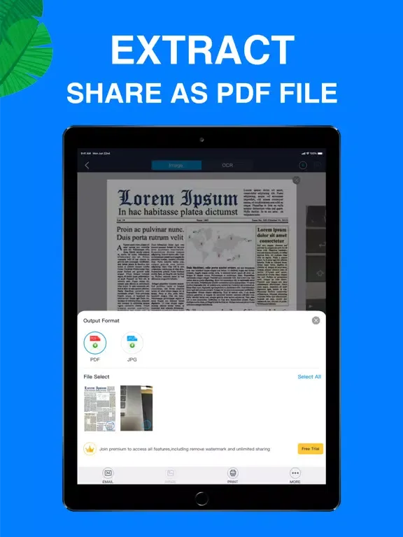 Scanner App -- pdf scanner iPad  سکرین شاٹس