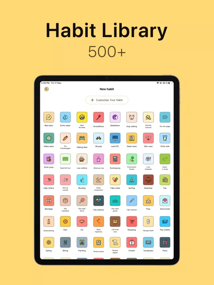 Habit Tracker & Daily Planner iPad  স্ক্রিনশট