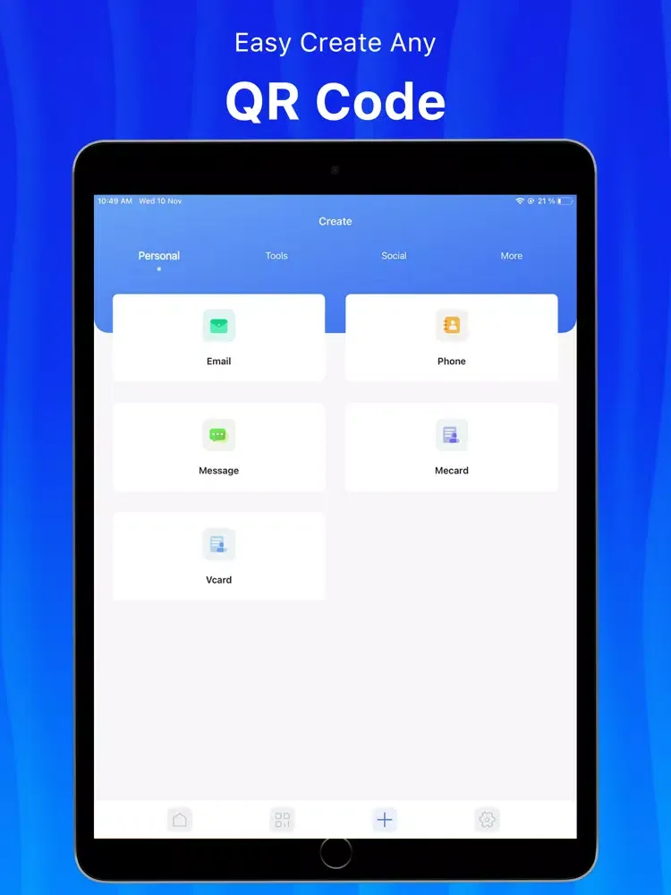 Screenshot di QR Code Reader*QR Scanner APP iPad 