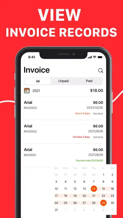 ภาพหน้าจอของ Invoice Maker & Estimate Maker