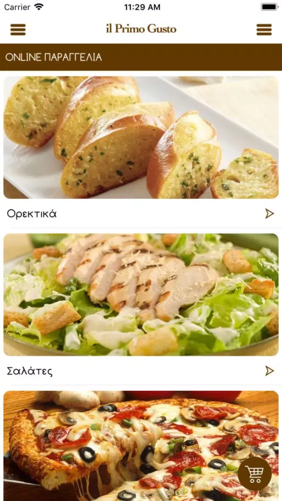 Zrzuty ekranu IL PRIMO GUSTO