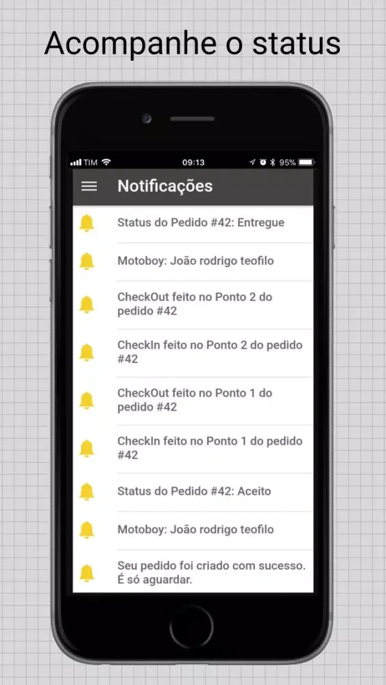 Screenshot di Central de Motoboy - Cliente