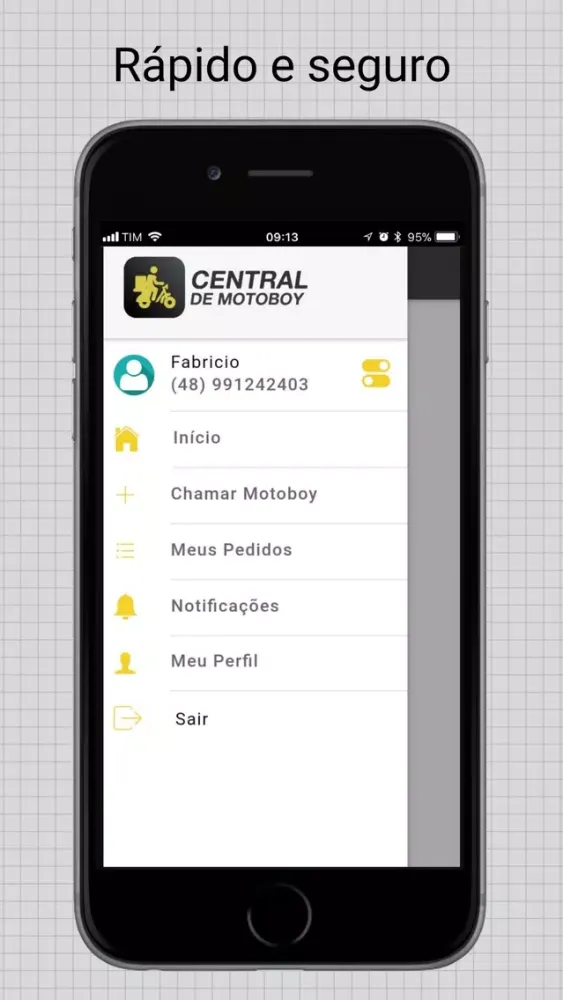 Screenshot di Central de Motoboy - Cliente