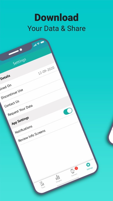 Capturas de tela do PCOS Tracker