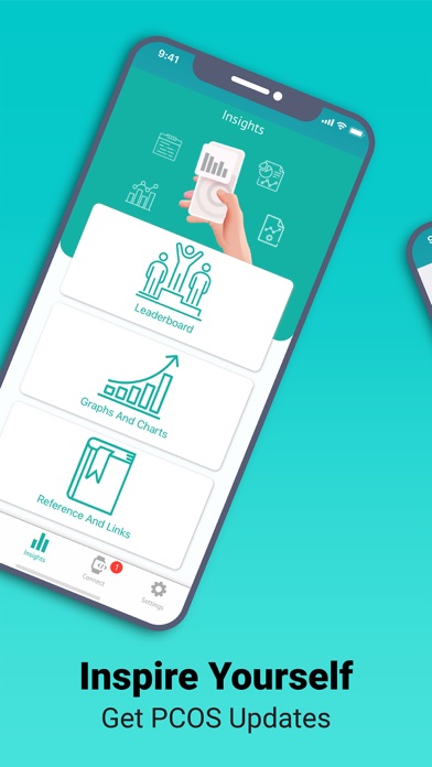 Capturas de tela do PCOS Tracker