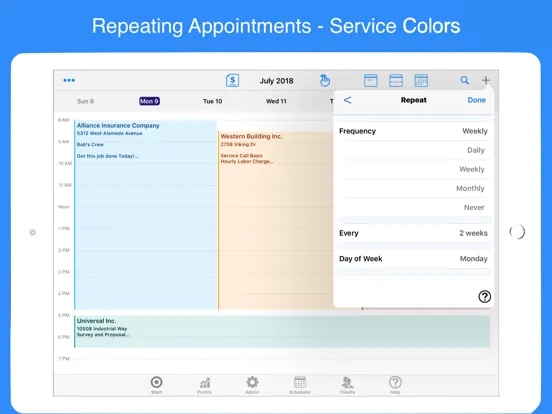 Zrzuty ekranu Customer Care Business Manager iPad 