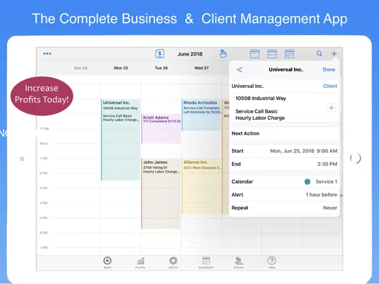 Zrzuty ekranu Customer Care Business Manager iPad 