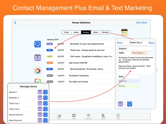 Capturas de tela do Client Sales & Contact Manager iPad 