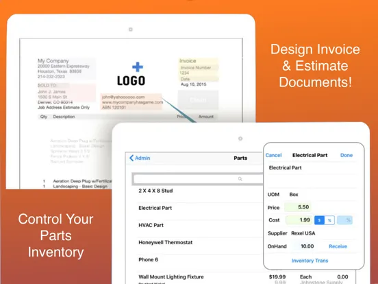 Capturas de tela do Client Sales & Contact Manager iPad 