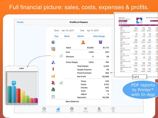 Capturas de tela do Client Sales & Contact Manager iPad 