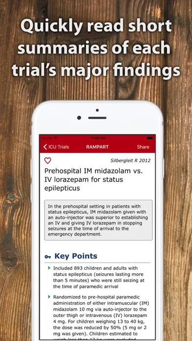 ICU Trials by ClinCalc Ekran Görüntüleri