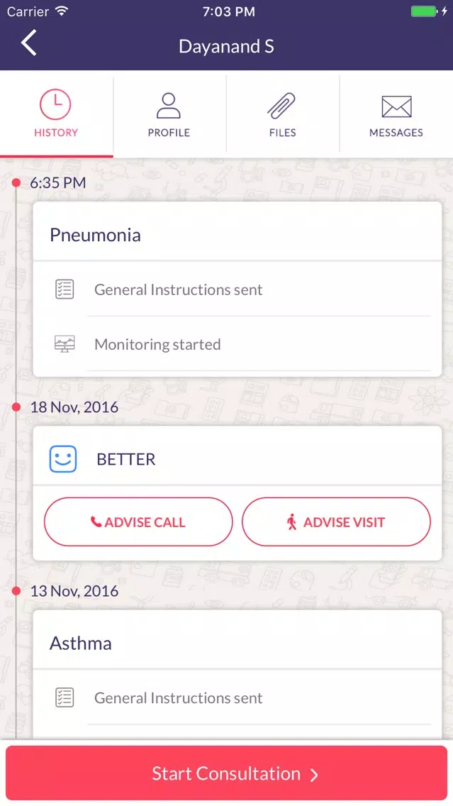Tangkapan layar Augment by Virtual Clinic