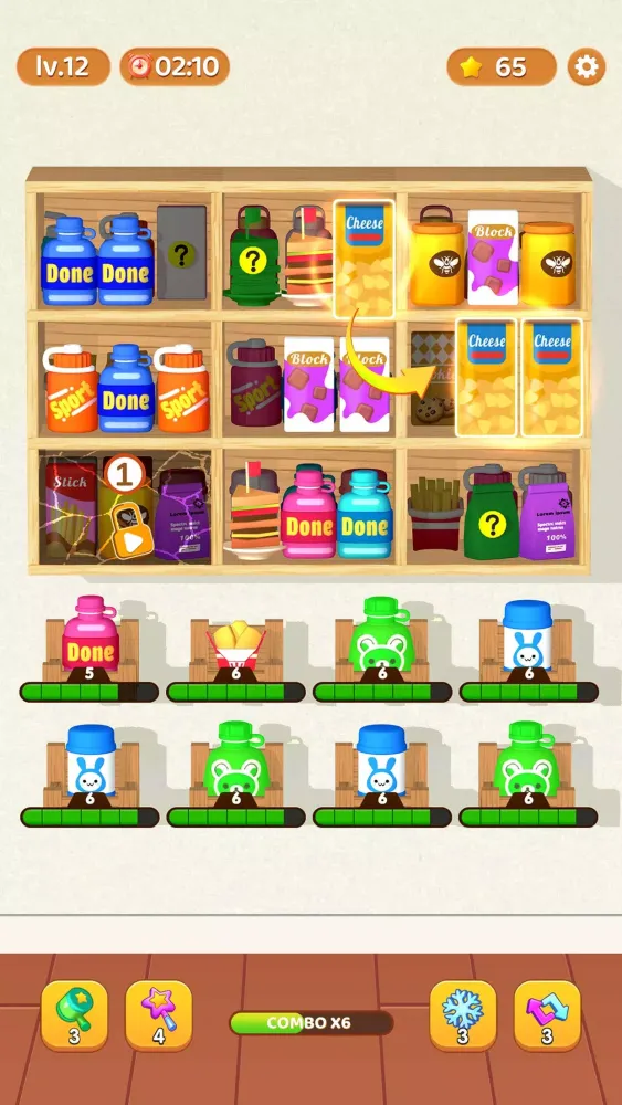 Capturas de tela do Goods Sort™ - Sorting Games