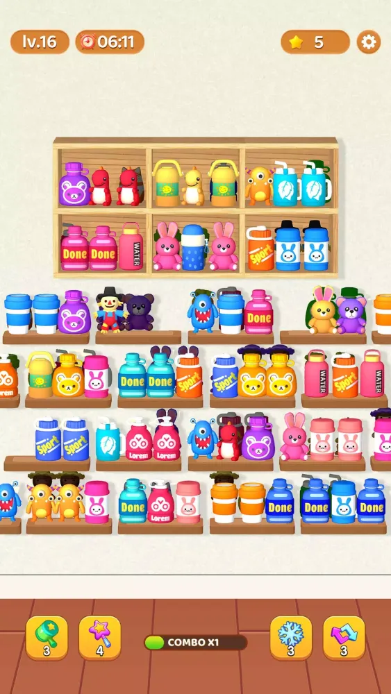 Capturas de tela do Goods Sort™ - Sorting Games