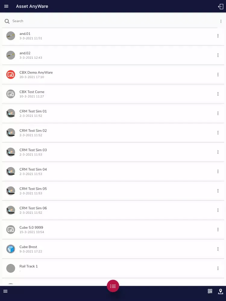 Capturas de pantalla de Asset AnyWare iPad 